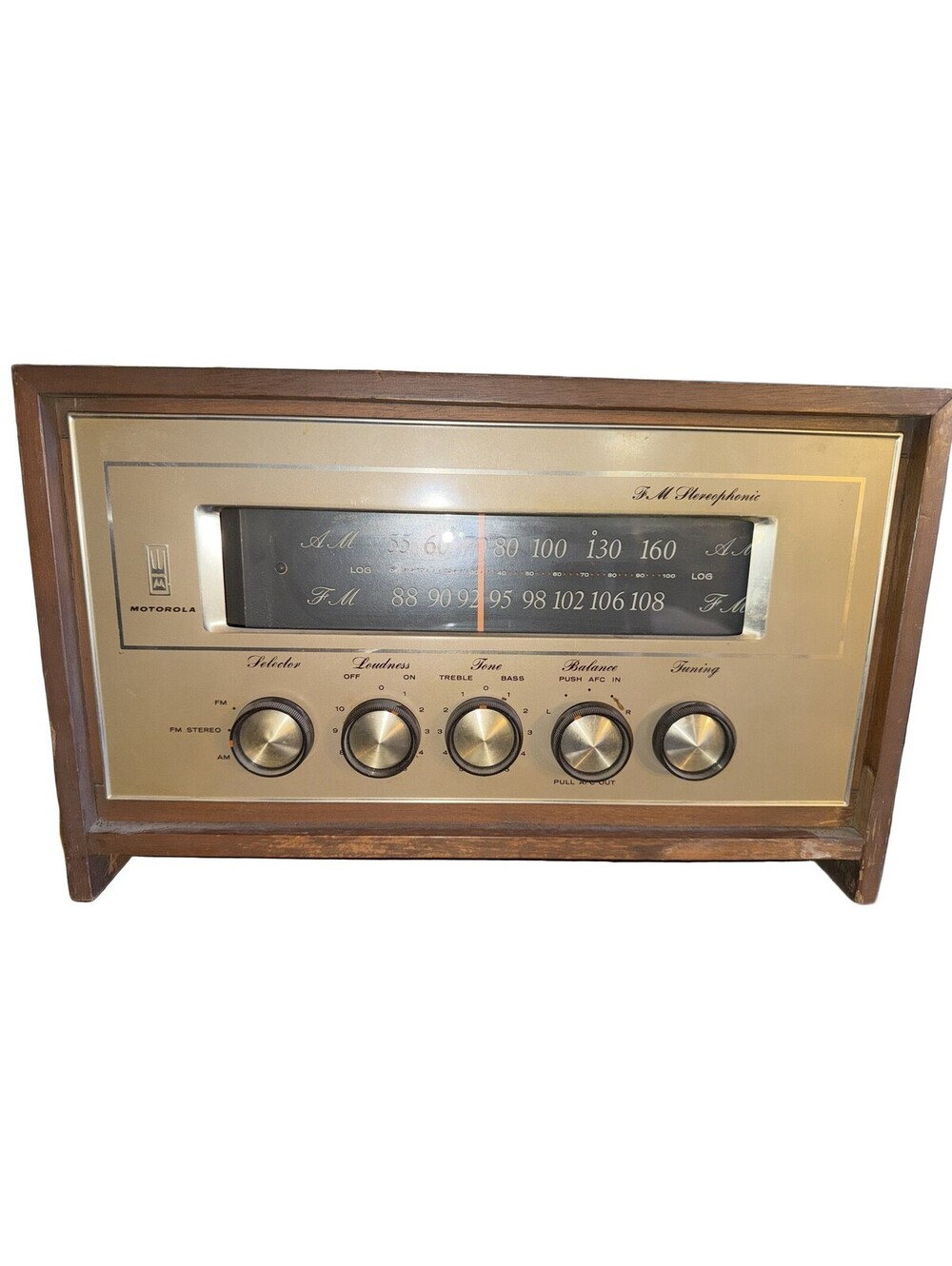 Motorola B-100w Stereo Receiver AM/FM 100W Vintage Mid-Century Untested